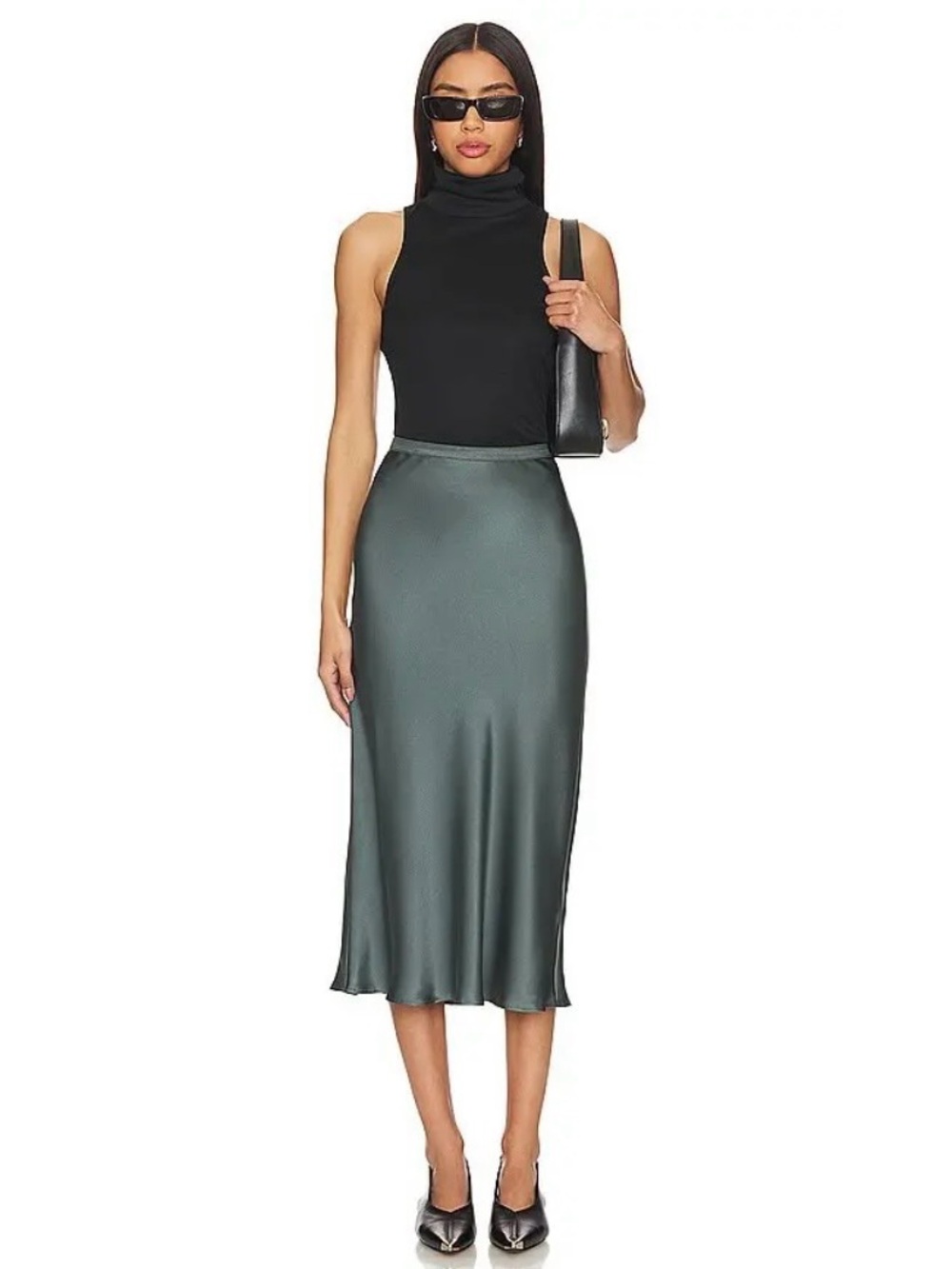 🌺SALE🌺 Anine Bing Black NWT Jennie Top Size Large - Picture 4 of 11
